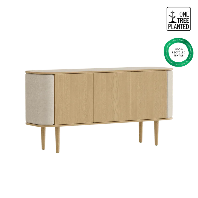Treasures | 3-dørs skab de UMAGE en Oak, White Sands – photo du produit