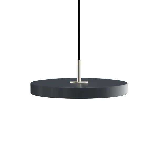 Asteria | pendellampe by UMAGE in Anthracite Grey, Steel Top, Mini – product photo