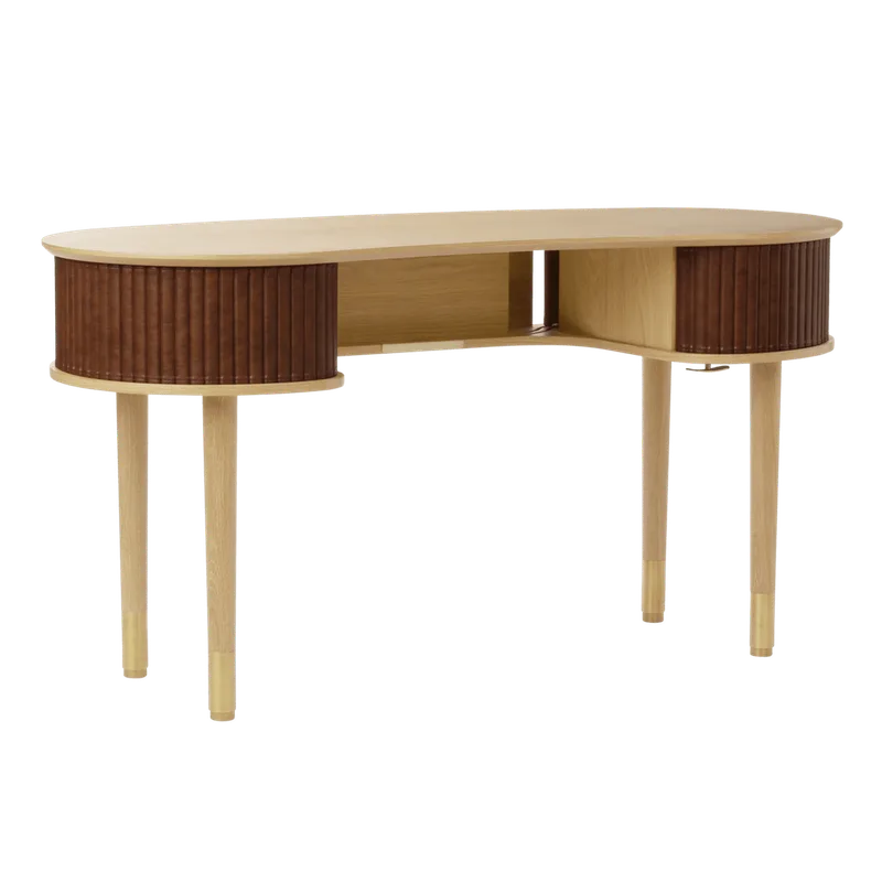 Audacious | skrivebord van UMAGE in Oak, Hazelnut – productfoto