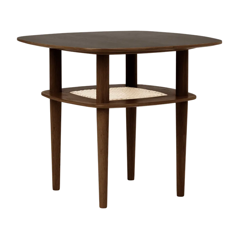 Together Smooth Square 60 | coffee table by UMAGE in Dark Oak, Tall – product photo
