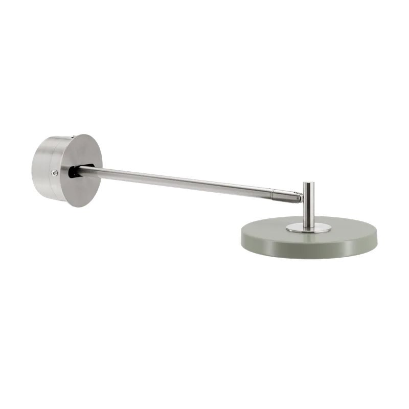 Asteria Long | wall lamp by UMAGE in Steel, Nuance Olive, Hardwired – product photo