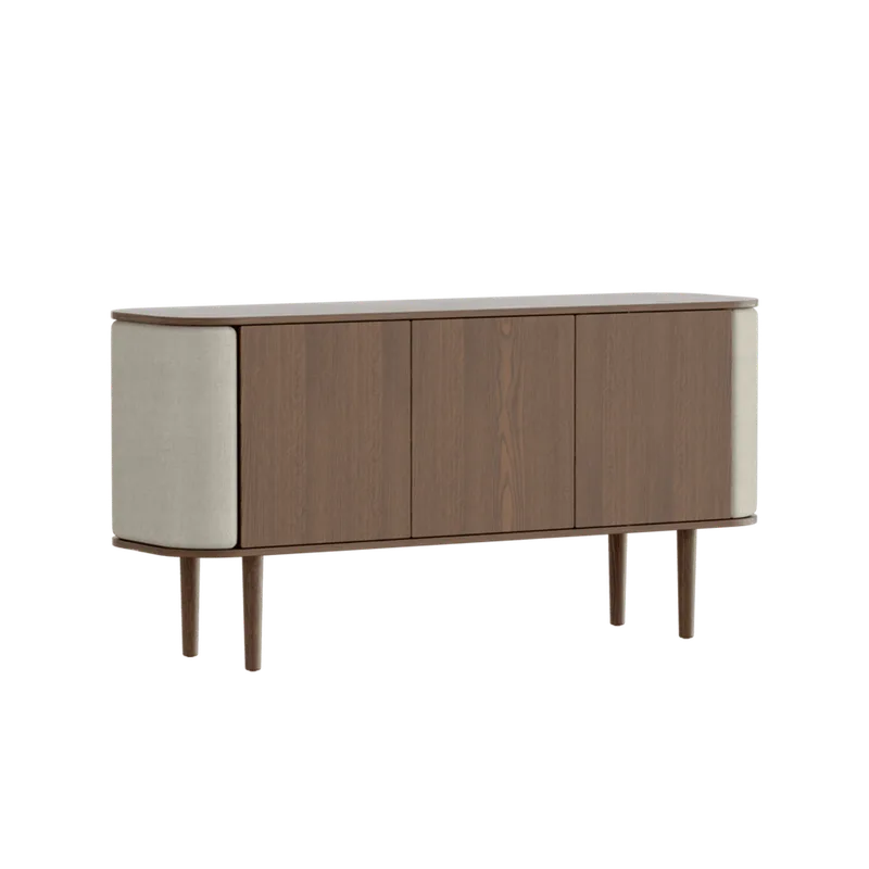 Treasures | 3-dørs skab van UMAGE in Dark Oak, White Sands – productfoto