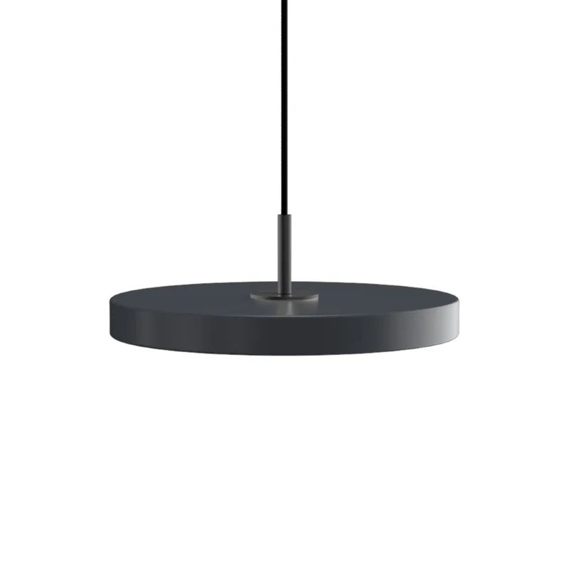 Asteria Plus | pendellampe by UMAGE in Anthracite Grey, Black Top, Mini – product photo