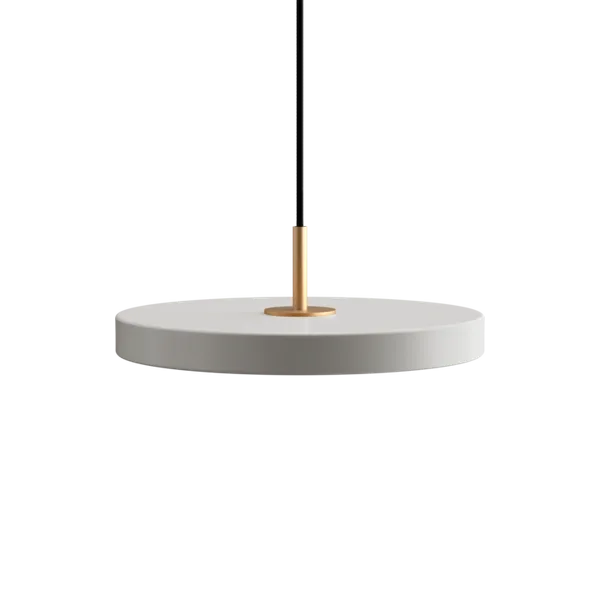 Asteria | pendellampe von UMAGE in Nuance Mist, Brass Top, Mini – Produktfoto