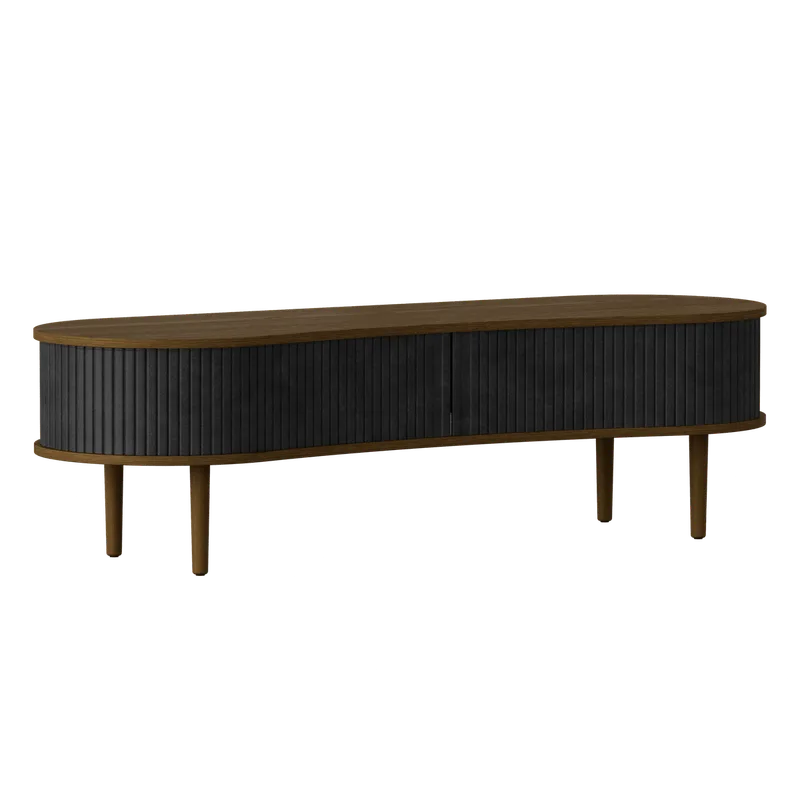 Audacious | TV bænk van UMAGE in Dark Oak, Charcoal – productfoto