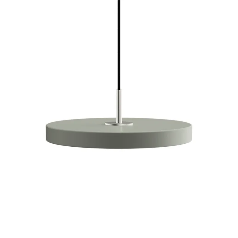 Asteria Plus | pendellampe by UMAGE in Nuance Olive, Steel Top, Mini – product photo