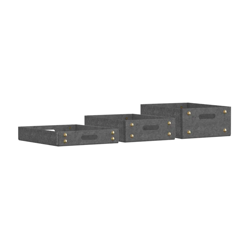 Trays Storage | reservedel de UMAGE en Felt, Slate Grey – photo du produit 2 sur 2