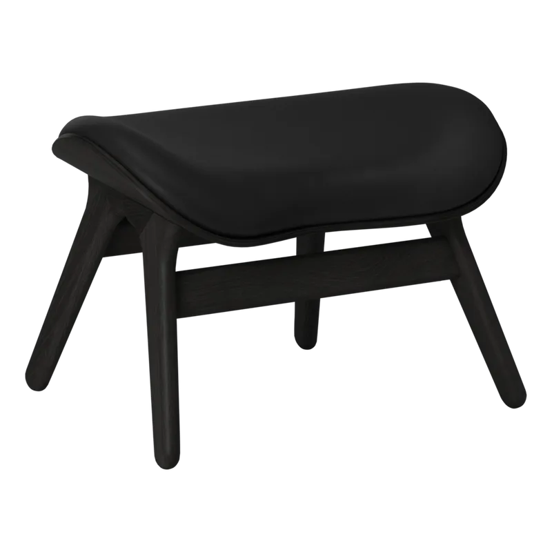 A Conversation Piece | ottoman by UMAGE in Black Oak, Black – product photo