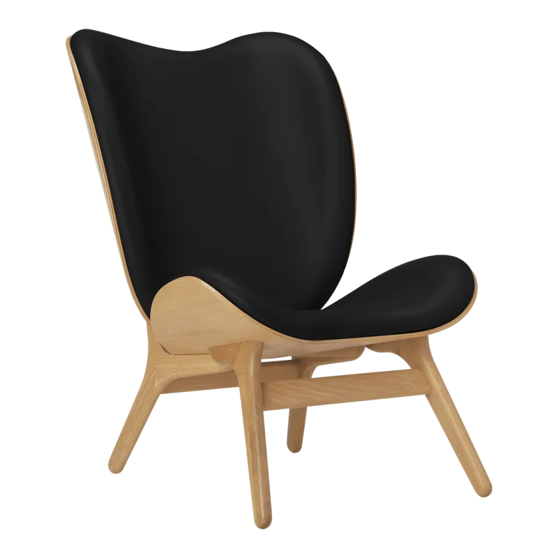 A Conversation Piece | loungestol, høj by UMAGE in Oak, Black – product photo