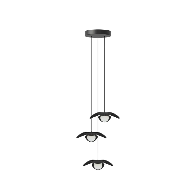 Forget Me Not cluster 3 | lampesæt de UMAGE en Black oak, Mini – photo du produit