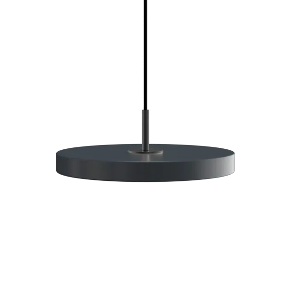 Asteria | pendellampe by UMAGE in Anthracite Grey, Black Top, Mini – product photo