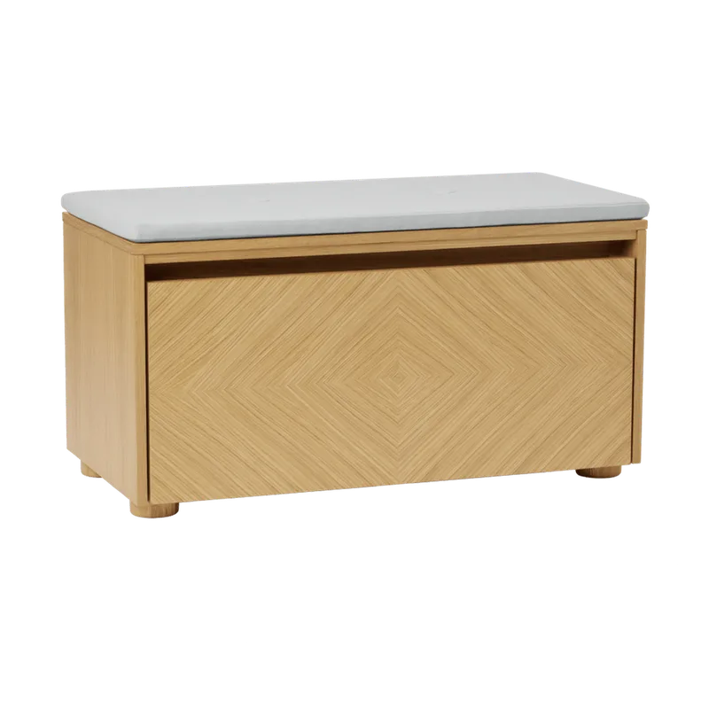 Hideaway | bænk van UMAGE in Grid door, Sterling – productfoto 2 van 2
