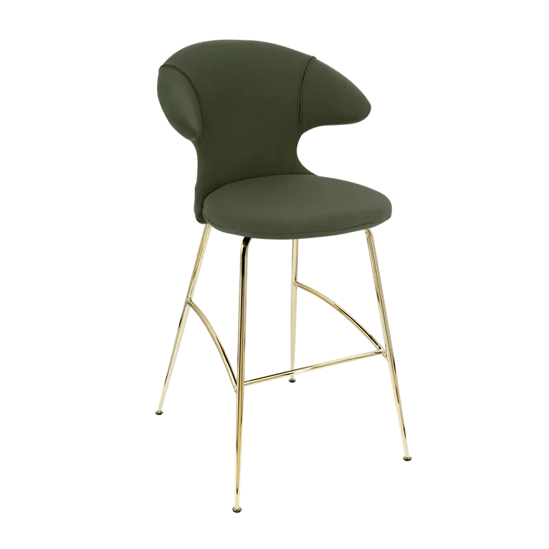 Time Flies | barstol de UMAGE en Racing Green, Brass – photo du produit