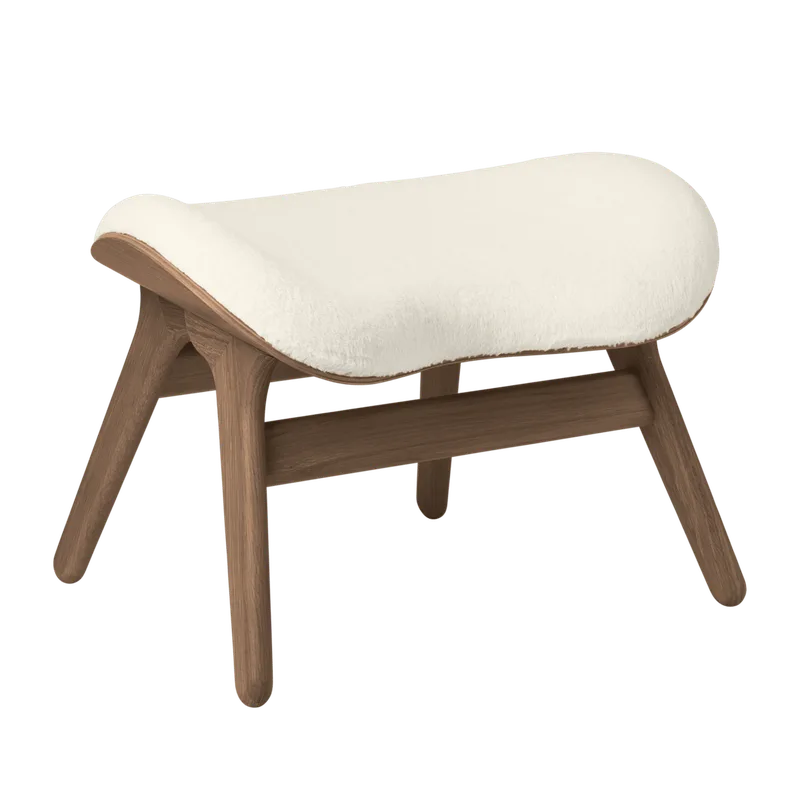 A Conversation Piece | ottoman van UMAGE in Dark Oak, Teddy White – productfoto
