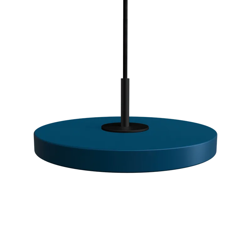 Asteria Micro | pendellampe de UMAGE en Petrol Blue, Black Top – photo du produit