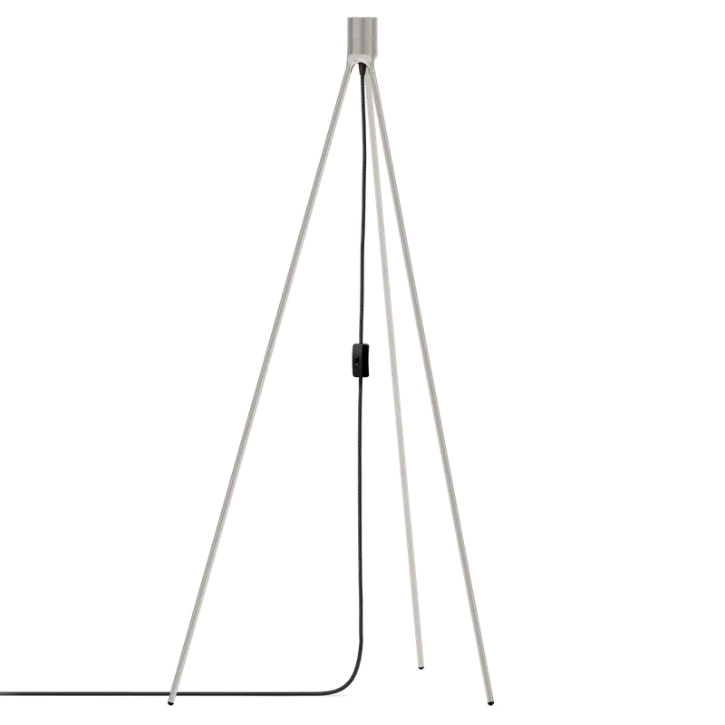 Tripod floor | lampestander by UMAGE in Brushed Steel – product photo