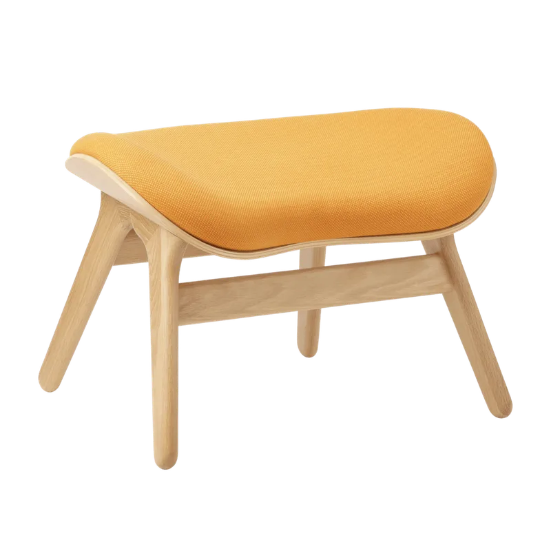 A Conversation Piece | ottoman von UMAGE in Oak, Tangerine – Produktfoto