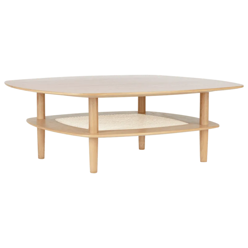 Together Smooth Square 100 | coffee table by UMAGE in Oak, Low – product photo