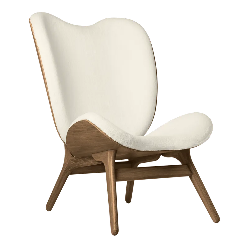 A Conversation Piece | loungestol, høj by UMAGE in Dark Oak, Teddy White – product photo