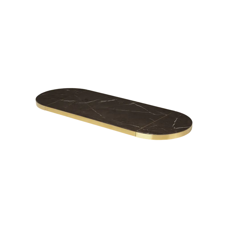 Comfort Circle | keramiske toppe van UMAGE in Nero brass – productfoto