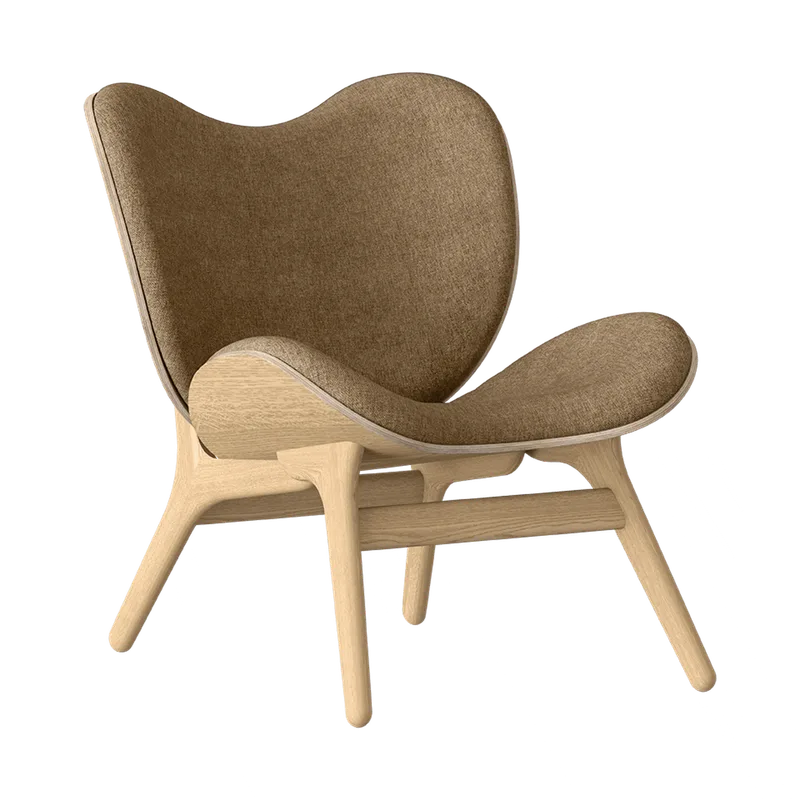A Conversation Piece | loungestol, lav by UMAGE in Oak, Sugar Brown – product photo
