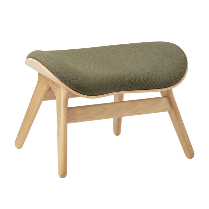 A Conversation Piece | ottoman by UMAGE in Oak, Morning Meadows – product photo