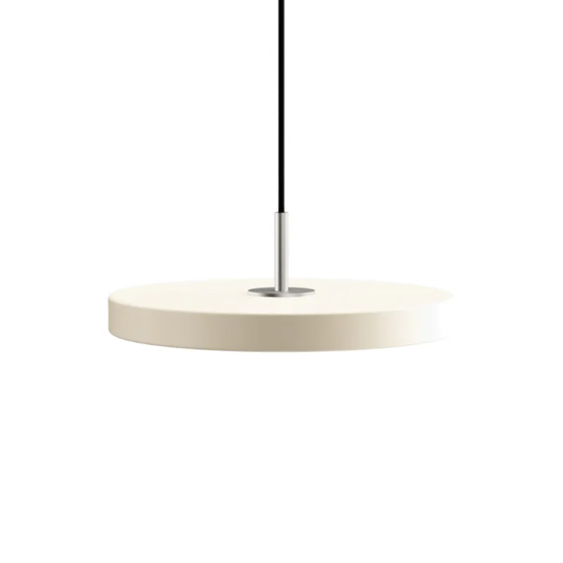 Asteria Plus | pendellampe by UMAGE in Pearl White, Steel Top, Mini – product photo