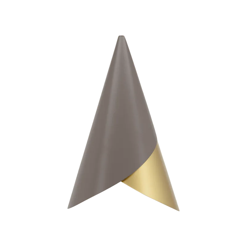 Cornet | lampeskærm van UMAGE in Umber/Brass – productfoto