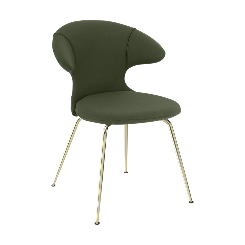 Time Flies | stol van UMAGE in Racing Green, Brass – productfoto