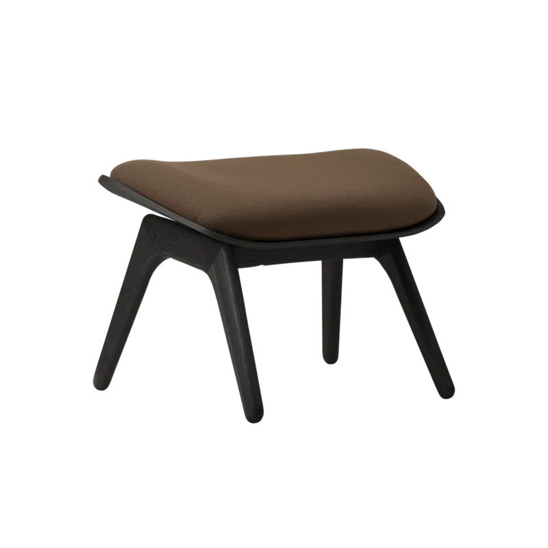 The Reader | ottoman van UMAGE in Black Oak, Mocca – productfoto