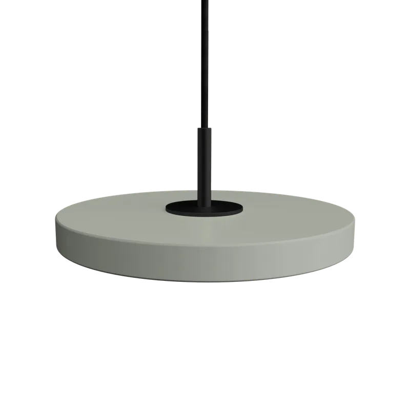 Asteria Micro | pendellampe by UMAGE in Nuance Olive, Black Top – product photo