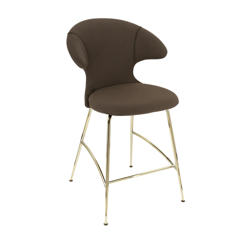 Time Flies | counterstol by UMAGE in Mocca, Brass – product photo