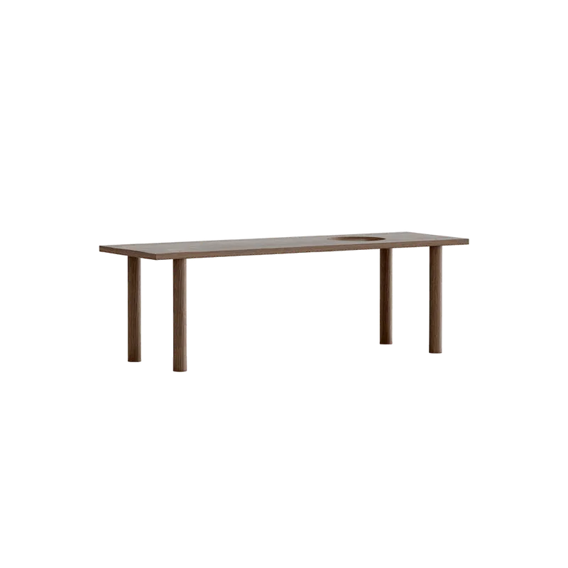 Hylde | tilbehør til Stories by UMAGE in Dark Oak, Extra Shelf w. Hole – product photo