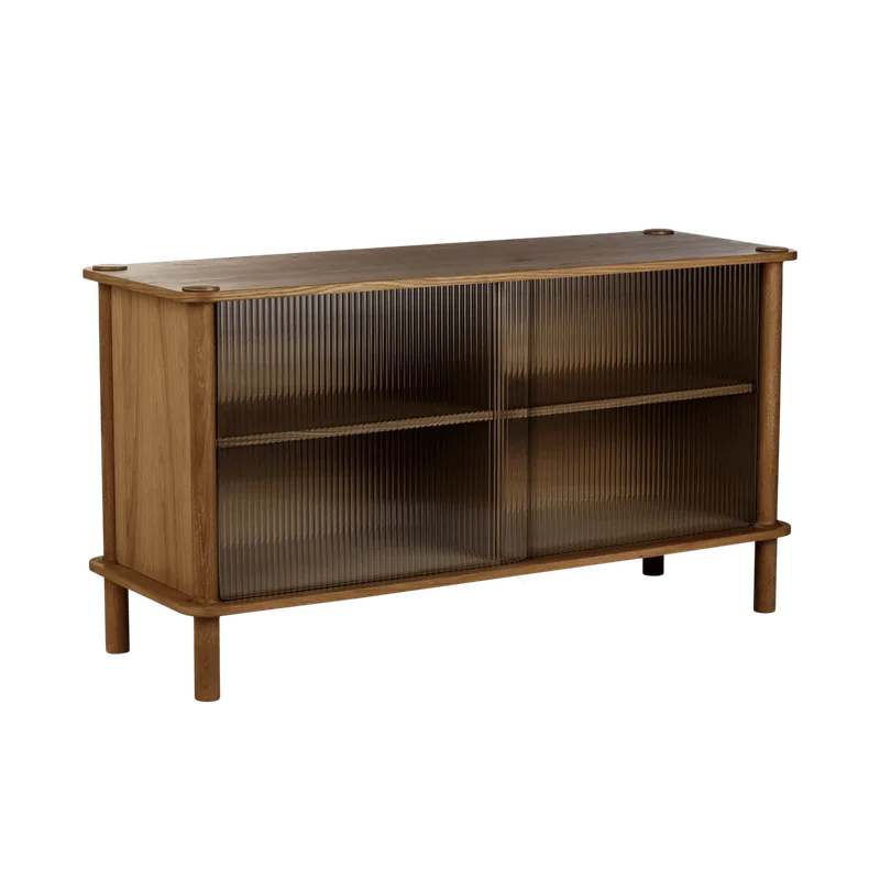 Italic | skab van UMAGE in Dark Oak, Glass – productfoto