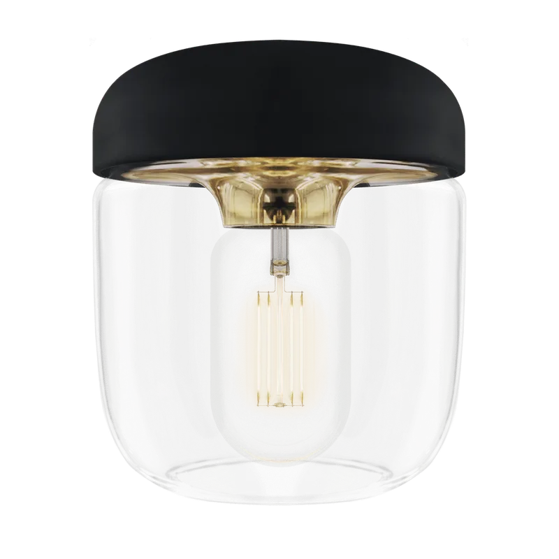 Acorn | lampeskærm by UMAGE in Black/Polished Brass – product photo