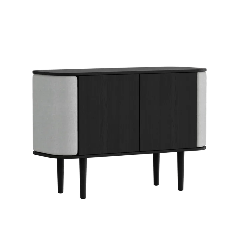 Treasures | 2-dørs skab by UMAGE in Black Oak, Sterling – product photo