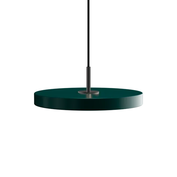 Asteria | pendellampe by UMAGE in Forest Green, Black Top, Mini – product photo