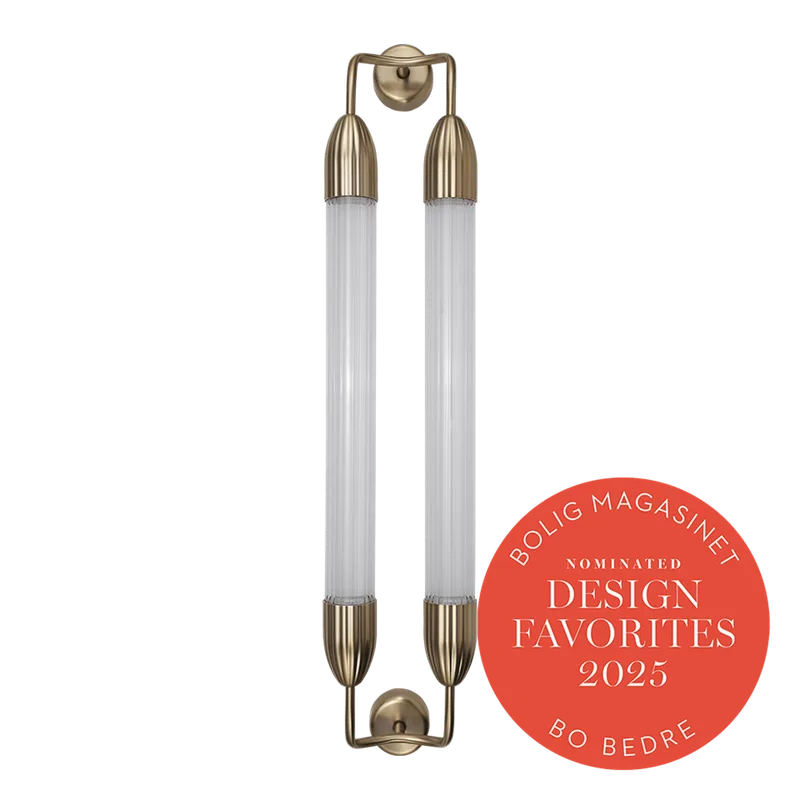 Lemon Squeeze | væglampe, double by UMAGE in Plated Brass, Long – product photo