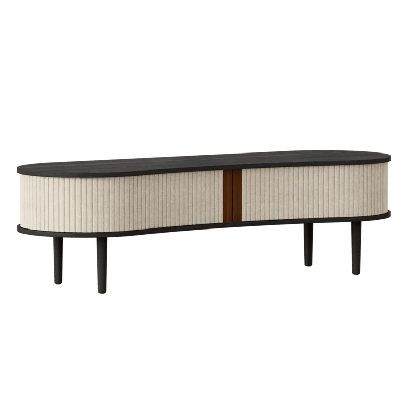 Audacious | TV bænk by UMAGE in Black Oak, White Sands – product photo