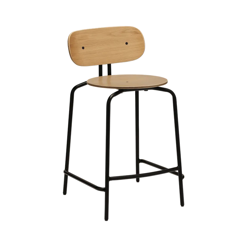 Curious | counterstol by UMAGE in Oak, Black – product photo