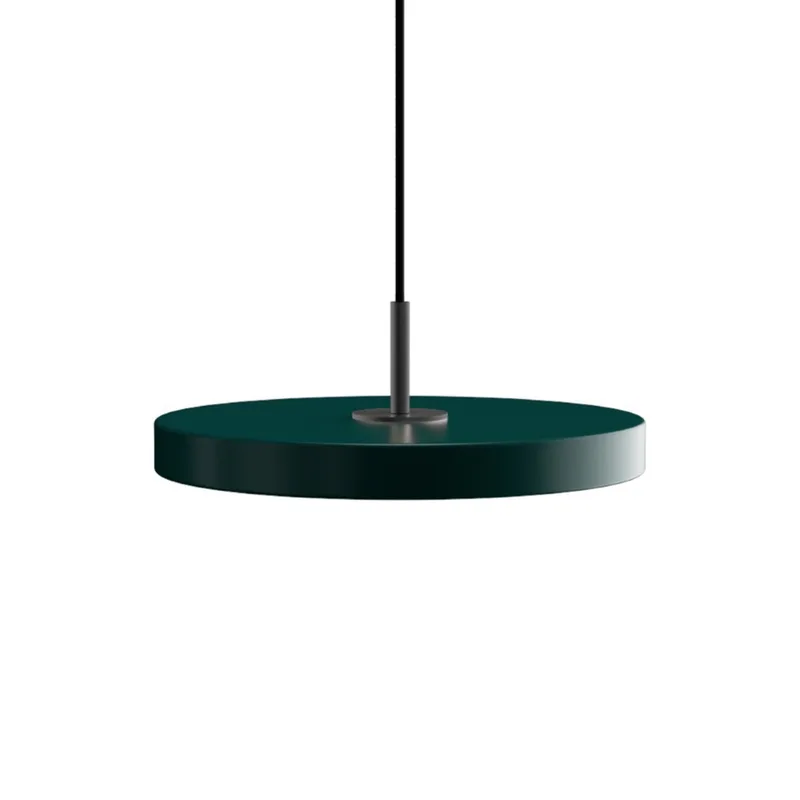 Asteria Plus | pendellampe by UMAGE in Forest Green, Black Top, Mini – product photo