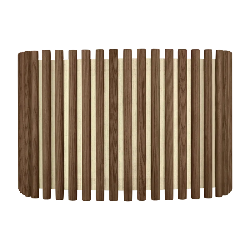 Komorebi | lampeskærm, square van UMAGE in Dark Oak, Large – productfoto