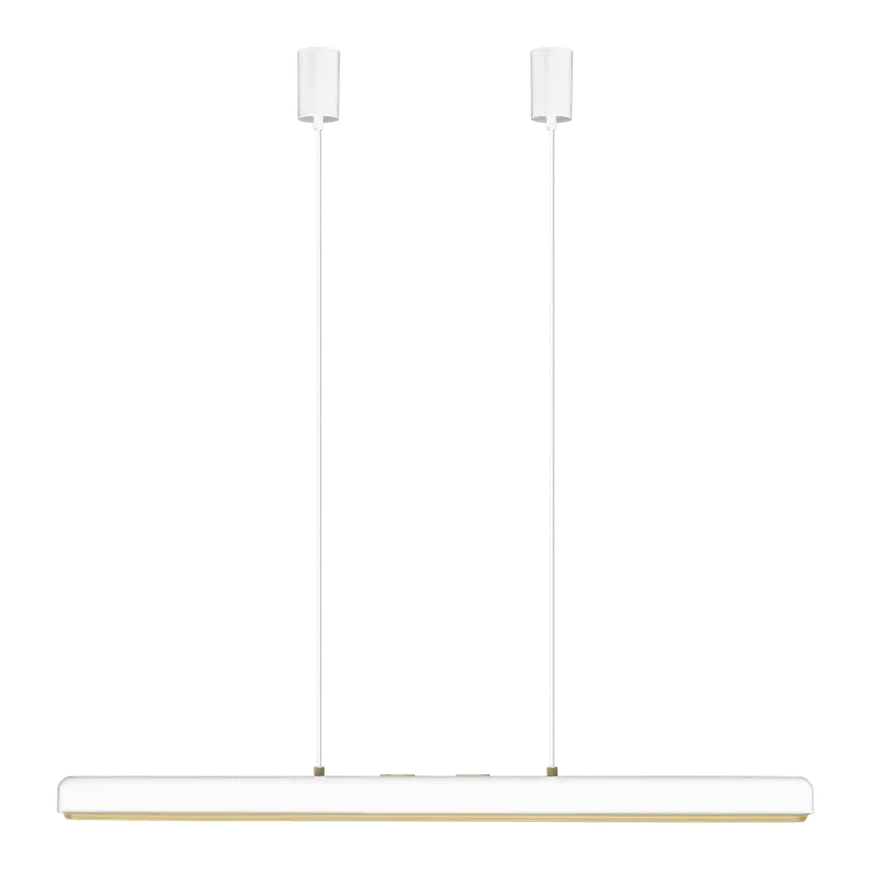Hazel Branch | pendel de UMAGE en White/Brass, 100 cm – photo du produit