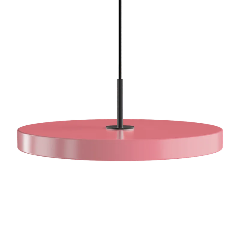 Asteria Plus | pendellampe van UMAGE in Nuance Rose, Black Top, Medium – productfoto