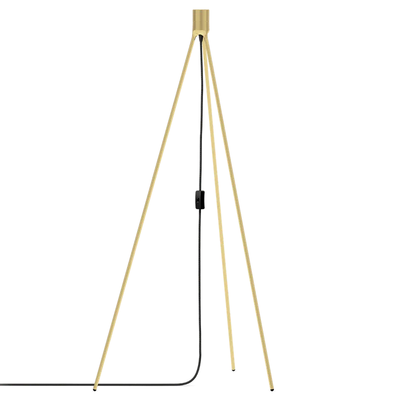 Tripod floor | lampestander by UMAGE in Brushed Brass – product photo