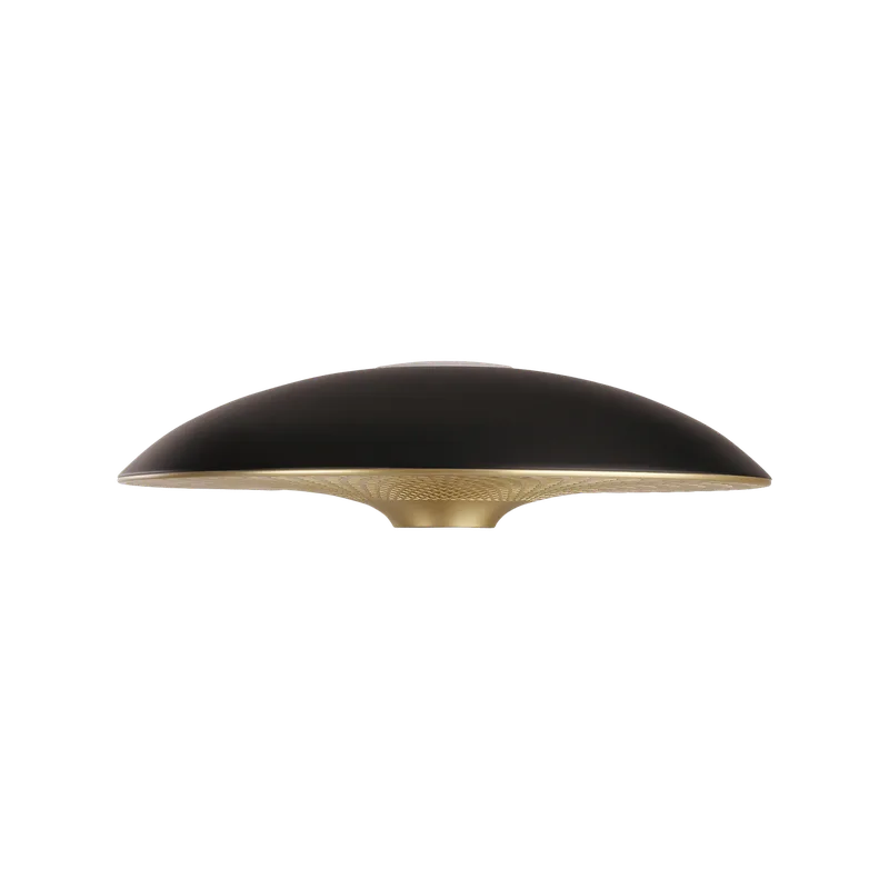 Manta Ray | lampeskærm by UMAGE in Black Brass – product photo