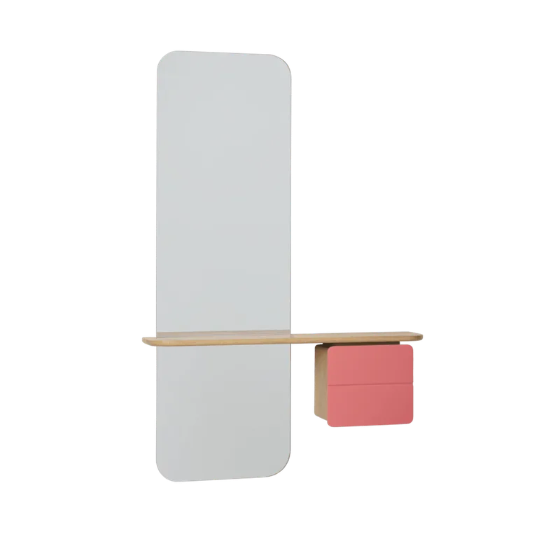 One More Look | Spejl by UMAGE in Oak, Nuance Rose – product photo