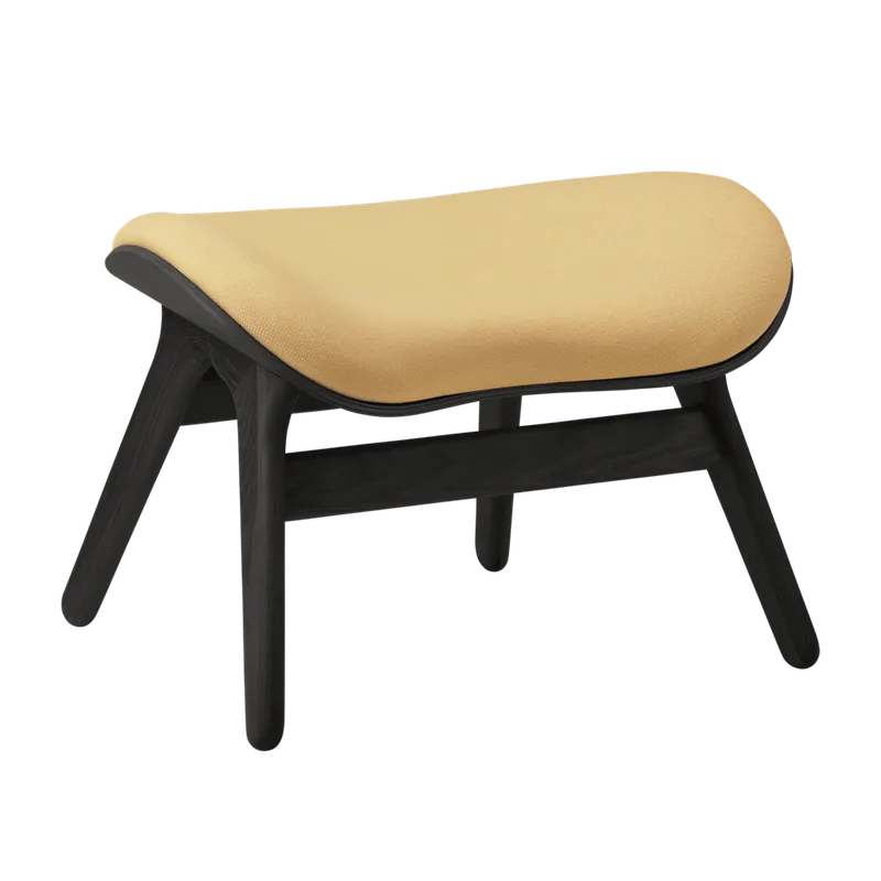 A Conversation Piece | ottoman by UMAGE in Black Oak, Summer Shine – product photo