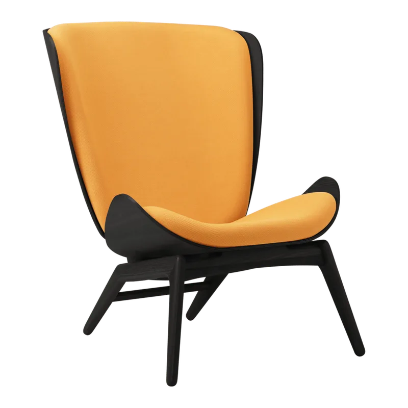 The Reader | lænestol by UMAGE in Black Oak, Tangerine – product photo