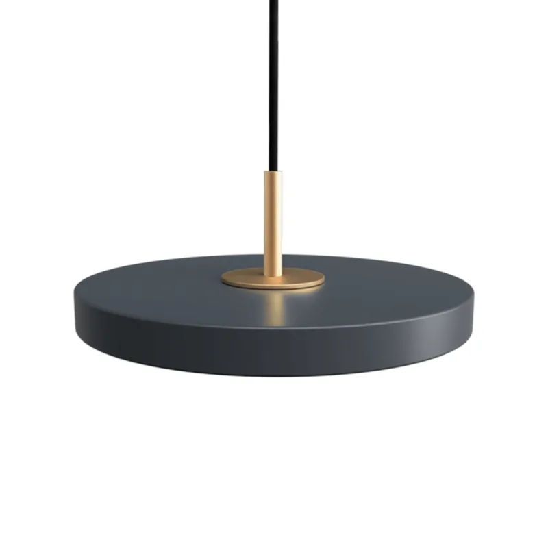 Asteria Micro | pendellampe van UMAGE in Anthracite Grey, Brass Top – productfoto